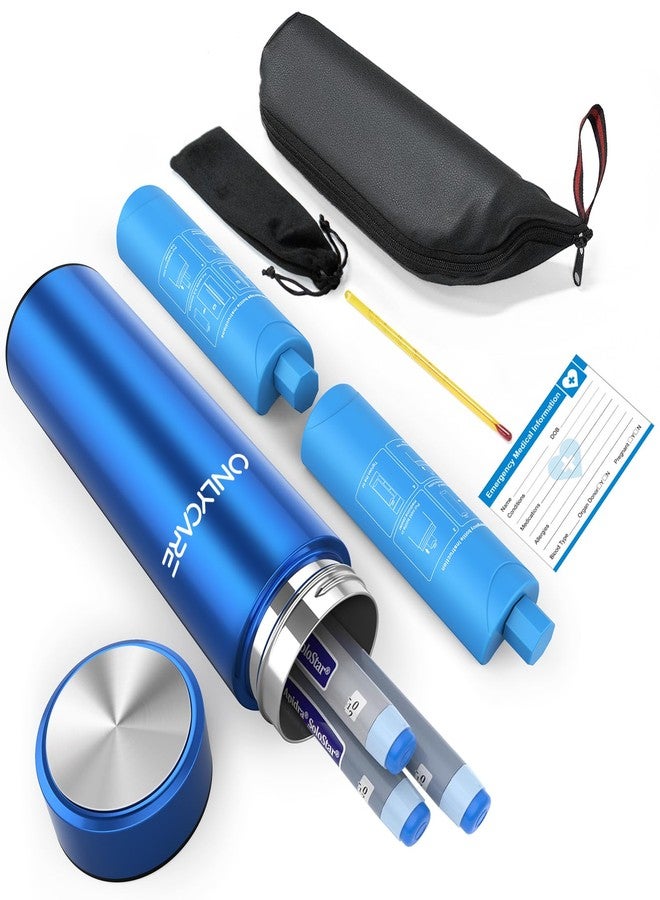 ONLYCARE Insulin Cooler Travel Case, 60H(3-7 Pens), Injection Travel Case FSA HSA Approved, Diabetic Insulin Cooler with Gel Ice Pack, Anti-Freeze Medicine Bag with Medical Alert Tag - Image 1